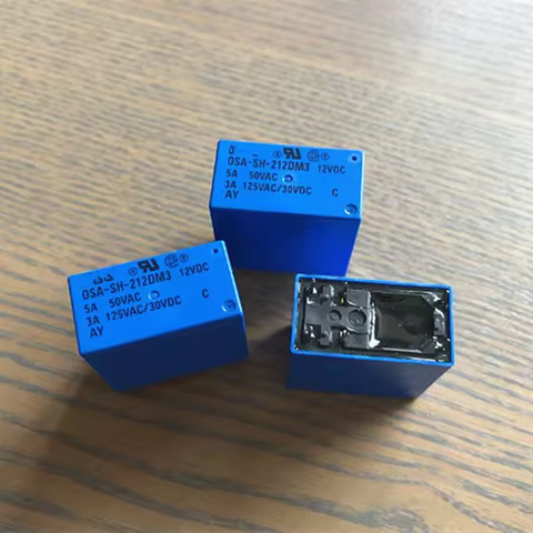 OSA-SH-212DM3 OSA-SH-224DM3 OSA-SS-224DM3M OSA-SS-205DM5 Power Relay 5A 125VAC 6 Pins