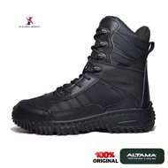 Original ALTAMA Combat Boots - Durable Slip-Resistant Ready Stock! 🥾✨ Fleather & Nylon Mesh Side Zip