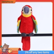 [In Stock]Talking Parrot Talking Parrot Plush Toy Electronic Bird Pet Talking Plush Parrot for Kids 