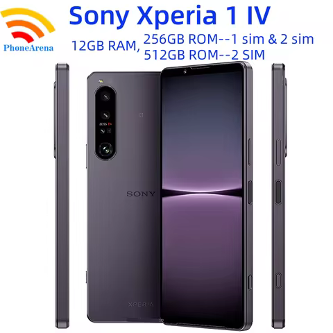 Sony Xperia 1 IV 1IV 12GB RAM 256/512GB ROM Original 6.5" OLED Snapdragon Fingerprint NFC Unlocked 5