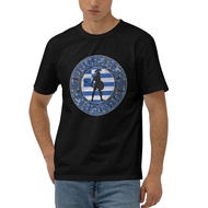 Greek Dna Greece Flag Novelty Man'S Tshirt New Cotton