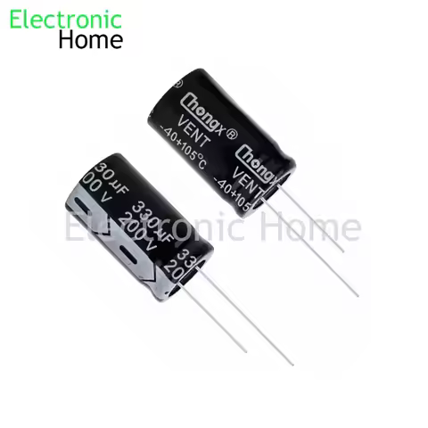 10PCS/LOT 200V330UF 200V220UF 330UF 200V 220UF brand new direct insertion aluminum electrolytic capa