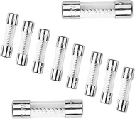 Pack of 10, T2AL250V 5x20mm 2A Slow-Blow Glass Tube Fuse 250V Slow Acting Time-Delay (3/16 in x 3/4 