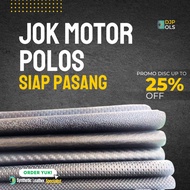 Imported Grade A Motorcycle Seat Fabric in Black POLOS, size 47 x 90 cm for manual and automatic mot