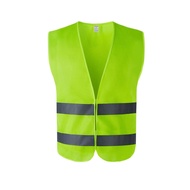 เสื้อกักสะท้อนแสง เสื้อสะท้อนแสงจราจร เสื้อสท้อนแสง เสื้อเซฟตี้ เสื้อสะท้อนแสง มีกระเป๋าและซิป 4 ช่อง safety Reflective Vest Alphamart