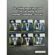 304 618racing stainless steel Hack anti-screw installed for many Honda - Yamaha models