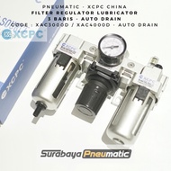 FRL AC4000-06D / XAC4000-06D (Thread3/4") - AUTO DRAIN - Filter Regulator Lubricator XCPC