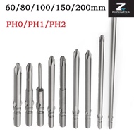 ZS  60-200mm PH0 PH1 PH2 802 Electric Cross Screwdriver Bit Magnetic ImpactDriver