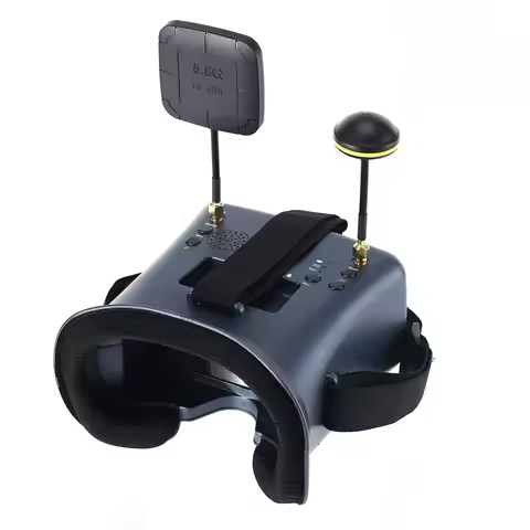 5.8G 40CH 4.3 Inch 800*480 Video Headset HD DVR Diversity FPV Goggles With Battery For EV800D RC Mod