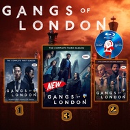 E-BLURAY TV SERIES #Gangs of London 1 / 2 / 3 #Action #3 seasons #Michelle Fairley #Sope Dirisu #Luc