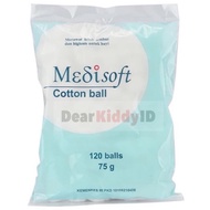 Medisoft Cotton Ball Cotton Ball/ Round Cotton/ 120 Balls
