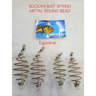 BOCEAN BAIT SPRING METAL ROUND BEAD