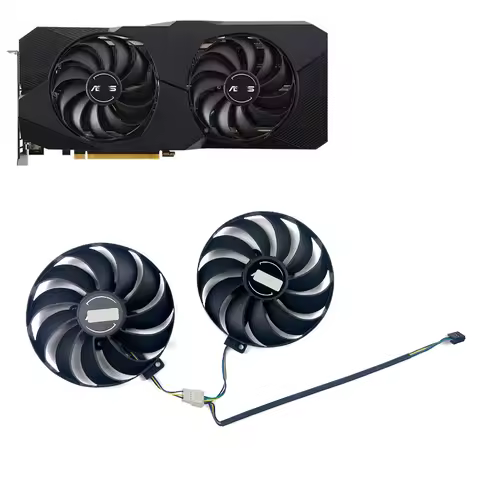 Cooling 95MM 4pin T129215SU FDC10U12S9-C DC 12V RX5600XT 5700XT GPU Cooler For Asus Radeon Rx 5600 5