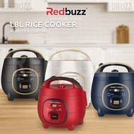 REDBUZZ Swiss Thomas 1.8L Electric Rice Cooker Non Stick Aluminium Inner Pot with Steamer Pengukus P