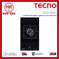 Tecno TA 311TRSV 1-Burner 30cm Tempered Glass Domino Cooker Hob