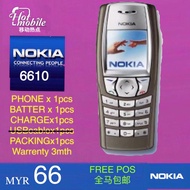 Original NOKIA 6610 2nd Renew.Set Telefon 原装诺基亚 6610 二手翻新手机、