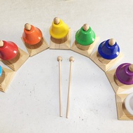 8-Tone Clock Percussion Clock Octave Class Bell Touch Color 8-Tone Class Clock Hand Press Bell Press