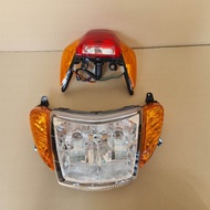 ไฟหน้า nouvo รุ่นแรก 5my ไฟเลี้ยวฝาส้ม พร้อมไฟท้าย ฝาส้ม พร้อมขั้วหลอด