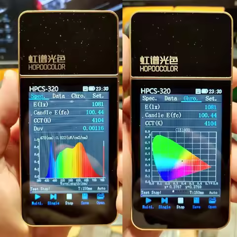 Low Price HPCS-320D Light Spectrum Meter CCT CRI Meter Test Tool Spectrometer