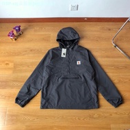2023 CARHARTT WIP Carhartt Hooded Jacket Jacket Functional Mens And Womens Half Zipper Waterproof An