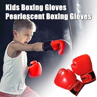 yimeidongrz Solid Color Boxing Gloves Children Boxing Gloves Kids Boxing Gloves for Muay Thai Kickboxing Training Youth Punching Bag Mitts for Sparring and Kickboxing Unisex Children's Faux Leather Gloves