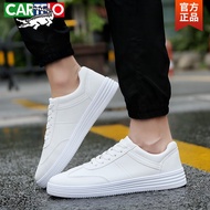 KY/🏅Cartelo Crocodile（CARTELO）Suit White Shoes Men's All-Match Fashion Pure White Niche Shoes Autumn Breathable White Sp