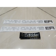 Sticker twincam 16 Efi great corolla 1 set 2 pcs