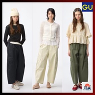 GU Cargo Barrel Ankle Pants (Standard Length: 61.0-65.0cm), Women's, XS-3XL, Direct from Japan