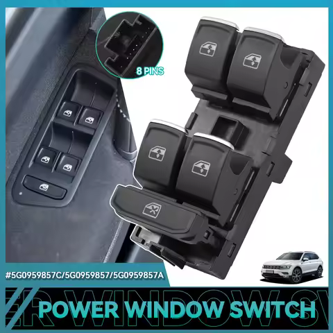 5G0959857C 5G0959857 5G0959857A 5G0959857B 5GG959857 Car Power Window Switch Control Button For VW G