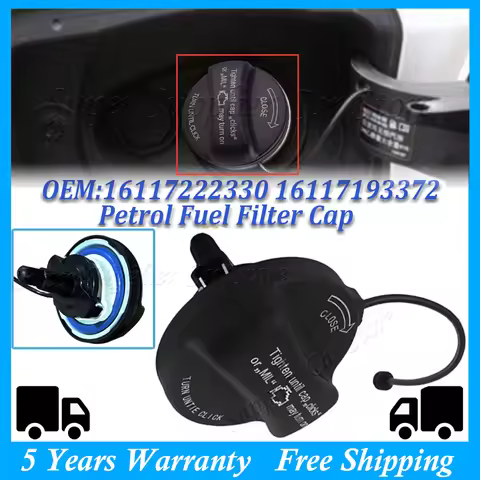 For BMW E60 E61 E81 E87 E90 E91 E92 X5 E70 X3 Petrol Fuel Filter Cap Oil Fuel Cap Tank Cover 1611722
