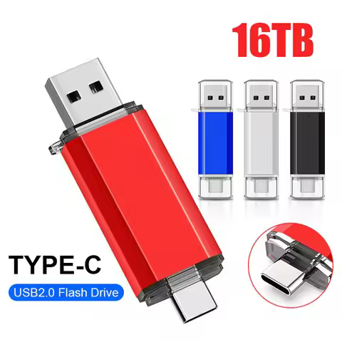 USB flash drive with large capacity TYPE-C for both mobile and computer use, dual interface USB 1TB/