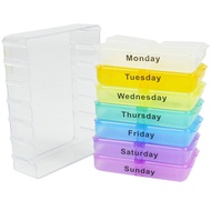 7 Day Weekly Medicine Pill Sorter Tablet Organizer Holder Container Storage Box Pill Box Medicine Ta