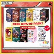 [+Bonus OP-05 Pack]KR One Piece TCG Booster Box OP01 to OP10 & EB-01 / Official Bandai Card Game / R