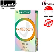 OKAMOTO OK Extra Dots 10s condoms Male Use Sex Products Couple Use Adult Health Dots Condoms