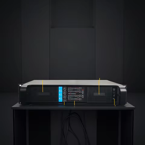 Aduzic FP10000Q Professional Digital Power Amplifier 1350W x 4 Channel Subwoofer Amp Line Array Ampl