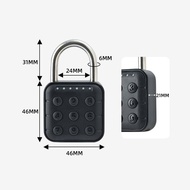 Smart 6-Digit Anti-Theft Digital Button Padlock Combination Lock 6 Digit Password Code Digital Padlo