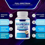 7 Element Magnesium Complex 1000mg | Glycinate Citrate Malate | Sleep Muscle Cramps Support | 90 Cap