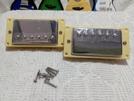 spul gibson/pickup gitar elektrik gibson humburcker chrome/spul gibson les paul