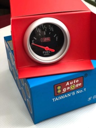 เกจ์วัด น้ำมันในถัง Fuel Level ขนาด 65MM หรือ 2 5/8 inch หน้าปัดสีดำ
