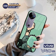 VIVO V40 & V40 PRO Glass Softcase - V40 & V40 PRO Mobile Phone Case [T114].