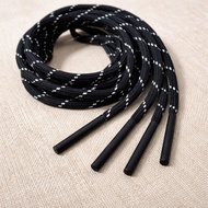 Round shoelaces with a diameter of 5 mm, premium plastic aglet