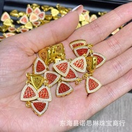 Sand Gold Five Scripture Pendant Accessories Accessories Jewelry Pendant Accessories Jewelry HO7A