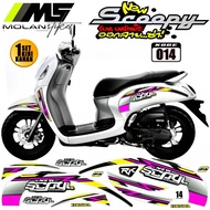 Decal Sticker Striping Variasi All New Scoopy 2020-2023 Scoopy 2017-2019 Scoopy Fi 2013-2016 Scoopy 
