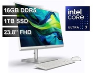 acer - Aspire C24 All-in-One Computer 23.8吋 (Intel Ultra 7-155U, 16GB+1TB SSD) C24-195ESL