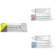 Ego QV Egoderm Ointment 25g, Egoderm Cream 25g, Egupsoryl Non-Staining Tar Gel 30g