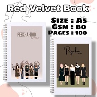 Red Velvet Notebook A5 Book