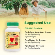 CHILDLIFE DHA tablets with strawberry flavor are super delicious for babies from 6 months from the U