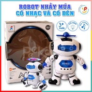 Đồ chơi Peekaboo Toys Robot biết nhảy múa có đèn nhiều màu và nhạc 99444
