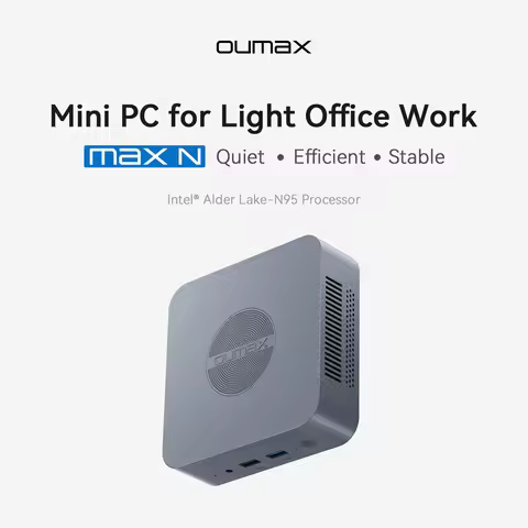 OUMAX MINI PC Intel Twin Lake N150 Alder N95 8GB/16GB DDR4 256GB SSD Windows 11 Pro 4K HDMI 2.0 WIN1