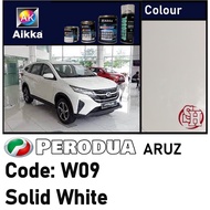PERODUA ARUZ  Solid White W09 /Aikka Oem Factory Colour